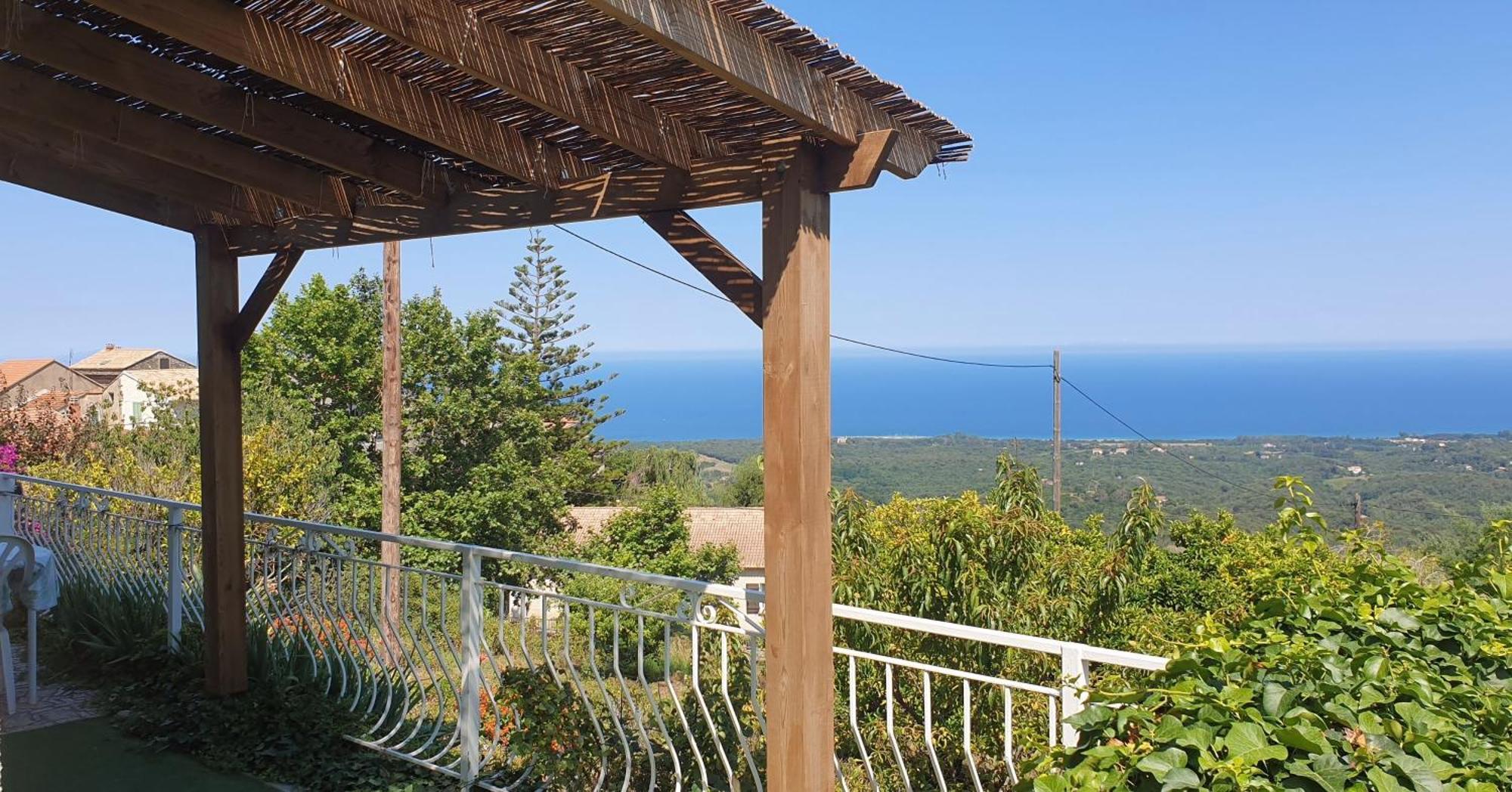 Appartement A Caserella Entierement Renove Avec Terrasse Et Vue Panoramique Sur Mer Valle-di-Campoloro Εξωτερικό φωτογραφία